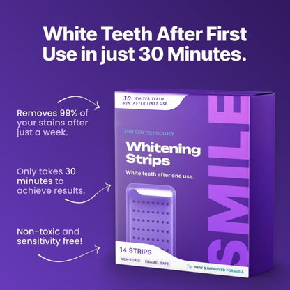 Qinqiora Whitening Strips – Achieve a Brighter, Whiter Smile in Just 7 Days!