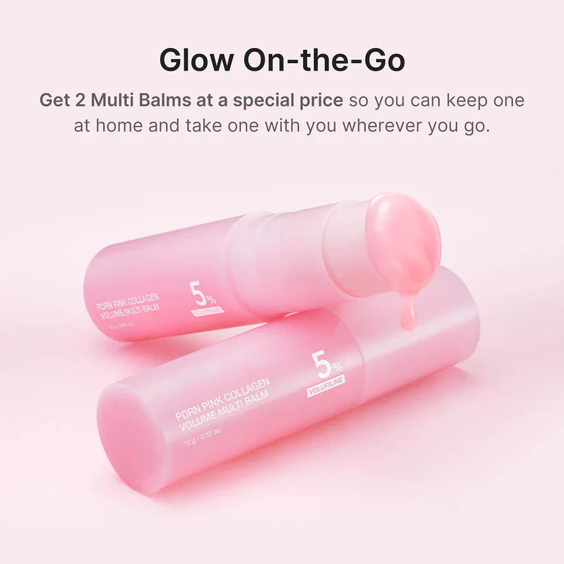 Qinqiora™ Pink Collagen Volume Balm Stick with 5% Volufiline 💖