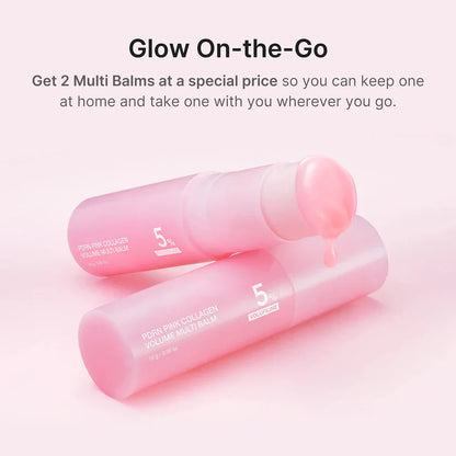 Qinqiora™ Pink Collagen Volume Balm Stick with 5% Volufiline 💖