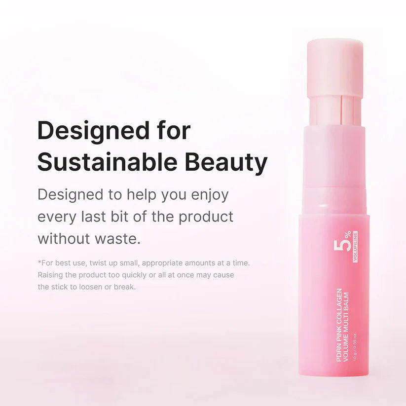 Qinqiora™ Pink Collagen Volume Balm Stick with 5% Volufiline 💖